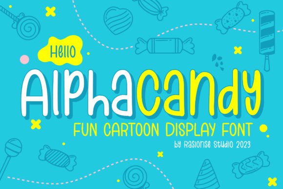 Alpha Candy: A Sweet, Playful Display Font for Crafters & Sellers