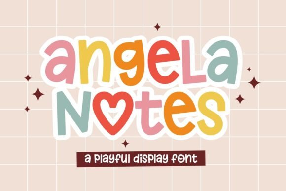 Angela Notes: A Playful Display Font That Elevates Real Small Business Branding