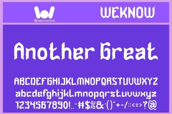Another Great: A Display Font That Elevates Digital Branding