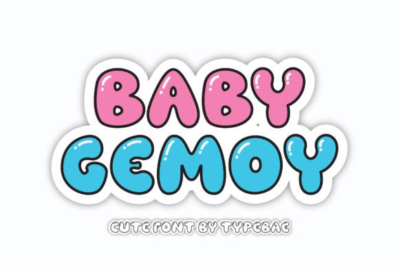 Baby Gemoy: A Playful Display Font That Makes Your Brand Instantly Memorable