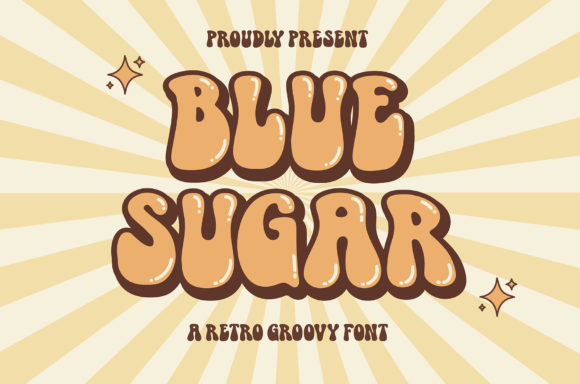 Blue Sugar: A Playful Display Font That Makes Your Brand Shine