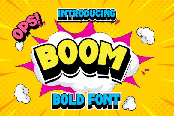 Boom Pow: A Display Font That Sparks Joy