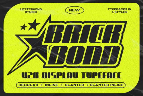 Brick Bond: A Futuristic Display Font for Bold Digital Identity