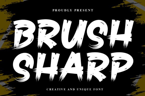 Brush Sharp: A Display Font That Cuts Through the Feed