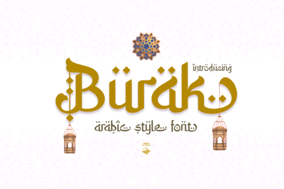 Burak: A Handcrafted Arabic Display Typeface for Makers