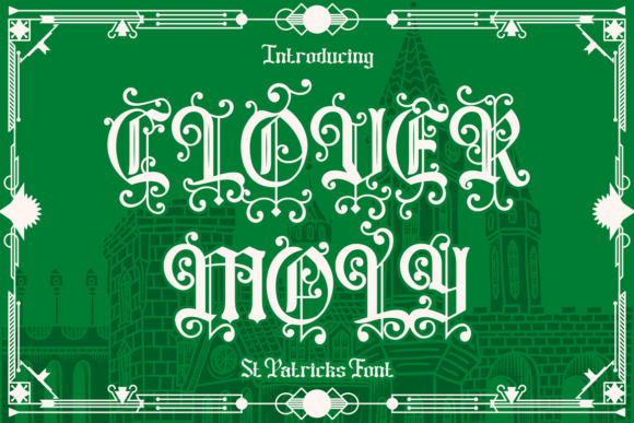 Clover Moly: A St. Patrick’s Display Font That Cuts Through the Feed