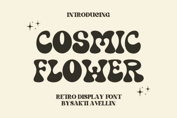 Cosmic Flower: A Retro Display Font That Delivers Personality
