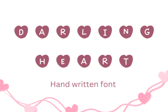 Darling Heart: A Joyful Display Font for Brand Identity