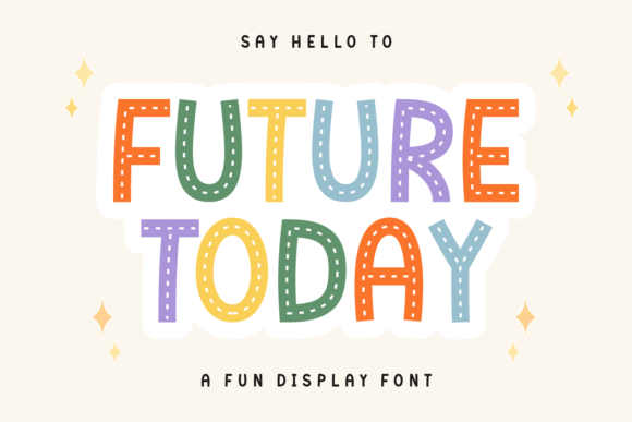 Future Today: A Display Font That Speaks Before You Scroll
