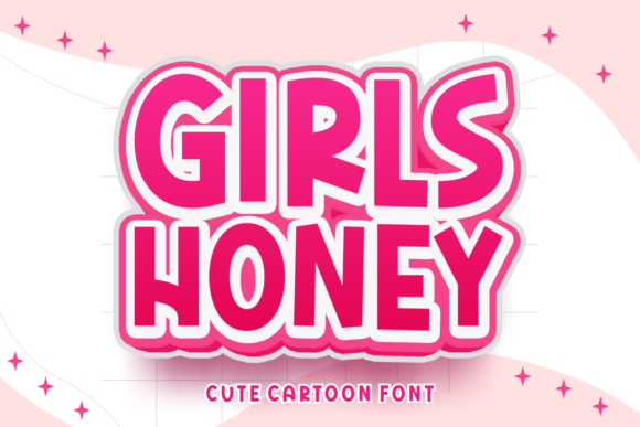 Girls Honey: A Playful Display Font for Joyful Digital Branding