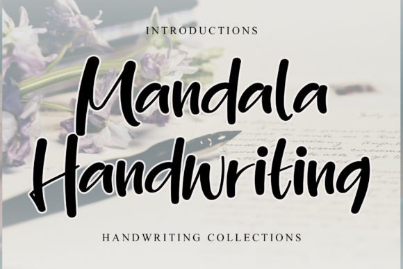 Mandala Handwriting: A Playful Display Font That Feels Like a Warm Welcome