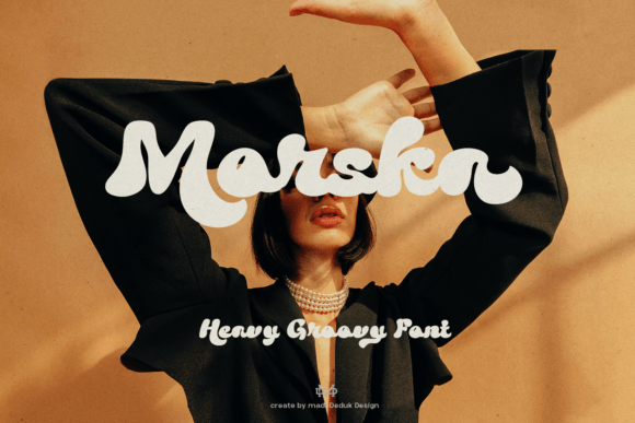Morska: A Heavy Groovy Display Font for Scroll-Stopping Campaigns