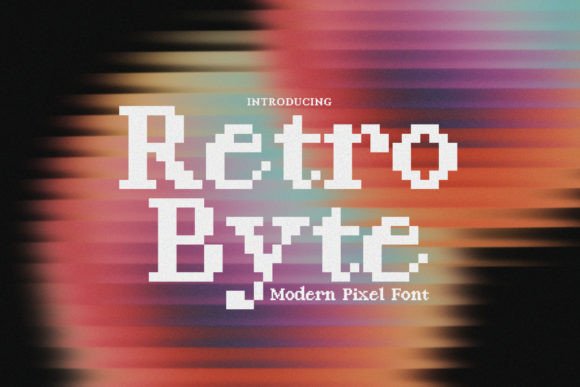 Retro Byte: A Display Font for Editorial Nostalgia and Clarity