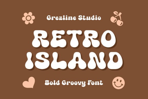 Retro Island: A Cheerful Display Font for Editorial Joy