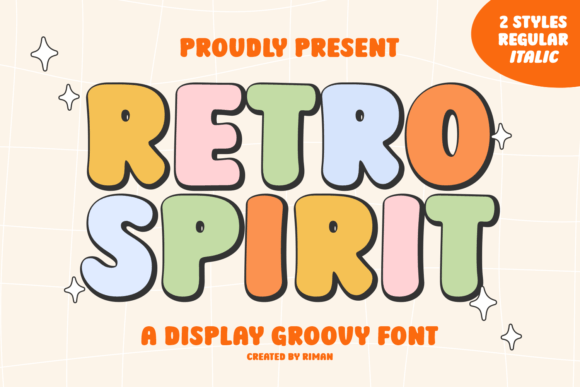Retro Spirit Font: Bold, Clear, and Full of Personality