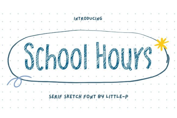 School Hours: A Display Font That Feels Like First-Day Energy