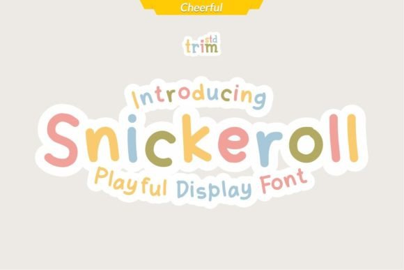 Snickeroll: A Playful Display Font That Lifts Campaign Visuals