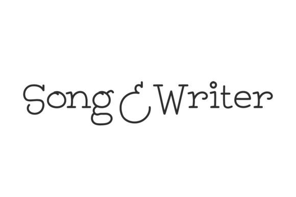 Song and Writer: A Typewriter-Inspired Display Font for Real Branding
