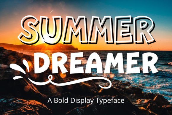 Summer Dreamer: A Handwritten Display Font That Feels Like Sunlight