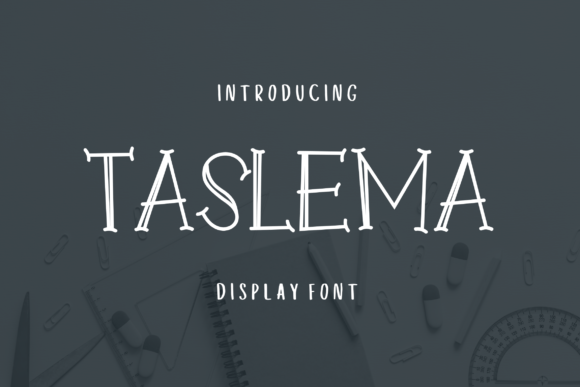 Taslema: A Playful Display Font for Scroll-Stopping Marketing