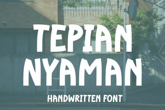 Tepian Nyaman: A Bold Display Font for Memorable Branding
